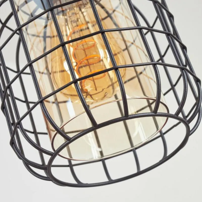 hofstein Suspension Kiubneko Noir, 1 lumière