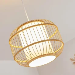 Lampes En Tissu-hofstein Suspension Kondoz Blanc, 1 lumière