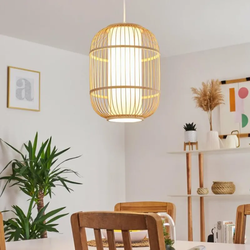 Lampes En Tissu-hofstein Suspension Kondoz Blanc, 1 lumière