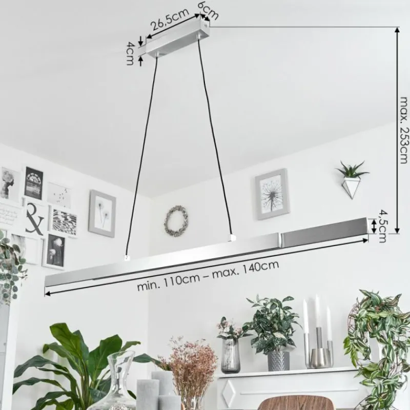 hofstein Suspension Kopila LED Aluminium, 1 lumière