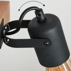 Luminaires Scandinaves-hofstein Suspension Kouk Écru, Noir, 4 lumières