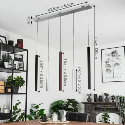 hofstein Suspension Krachang LED Aluminium, 1 lumière