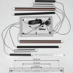 hofstein Suspension Krachang LED Aluminium, 1 lumière