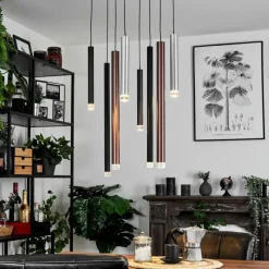 hofstein Suspension Krachang LED Aluminium, 1 lumière