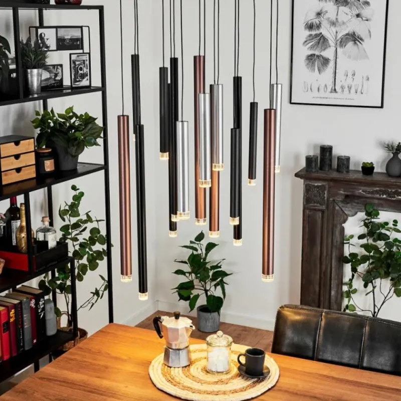 hofstein Suspension Krachang LED Aluminium, 1 lumière