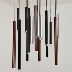 hofstein Suspension Krachang LED Aluminium, 1 lumière
