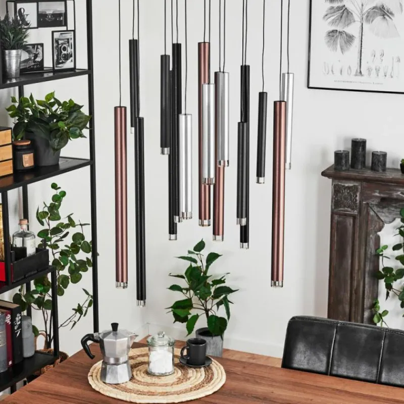 hofstein Suspension Krachang LED Aluminium, 1 lumière