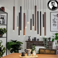 hofstein Suspension Krachang LED Aluminium, 1 lumière
