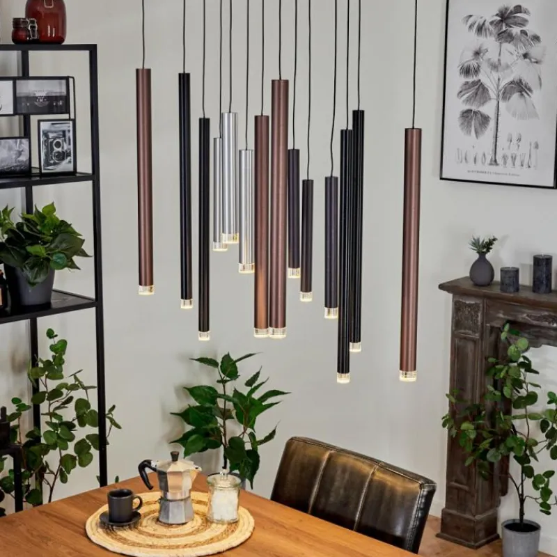 hofstein Suspension Krachang LED Aluminium, 1 lumière