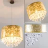 Lampes En Tissu-hofstein Suspension Kunes Nickel mat, 1 lumière