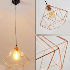 Lampes Vintages & Rétros-hofstein Suspension Kunir Noir, 1 lumière