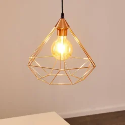 Lampes Vintages & Rétros-hofstein Suspension Kunir Noir, 1 lumière