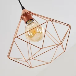 Lampes Vintages & Rétros-hofstein Suspension Kunir Noir, 1 lumière