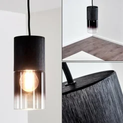 hofstein Suspension Kuparuk Noir, 1 lumière