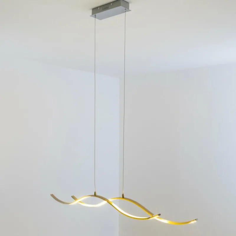 hofstein Suspension Kurikko LED Nickel mat, 1 lumière