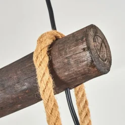 Lampes Industrielles-hofstein Suspension Landrienne Brun, Écru, Noir, 3 lumières