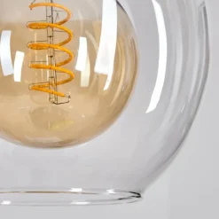 Lampes À Boules-hofstein Suspension Landrienne Écru, Noir, 1 lumière