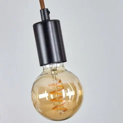 Style Boho-Chic-hofstein Suspension Larifano Brun, Noir, 4 lumières