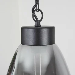 Suspension Verre Fumé-hofstein Suspension Larobe Noir, 1 lumière