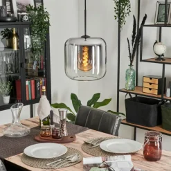 hofstein Suspension Lauden Clair, Fumé, 1 lumière