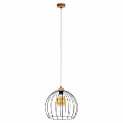 Luminaires Scandinaves-hofstein Suspension Lecueder Bois clair, 1 lumière