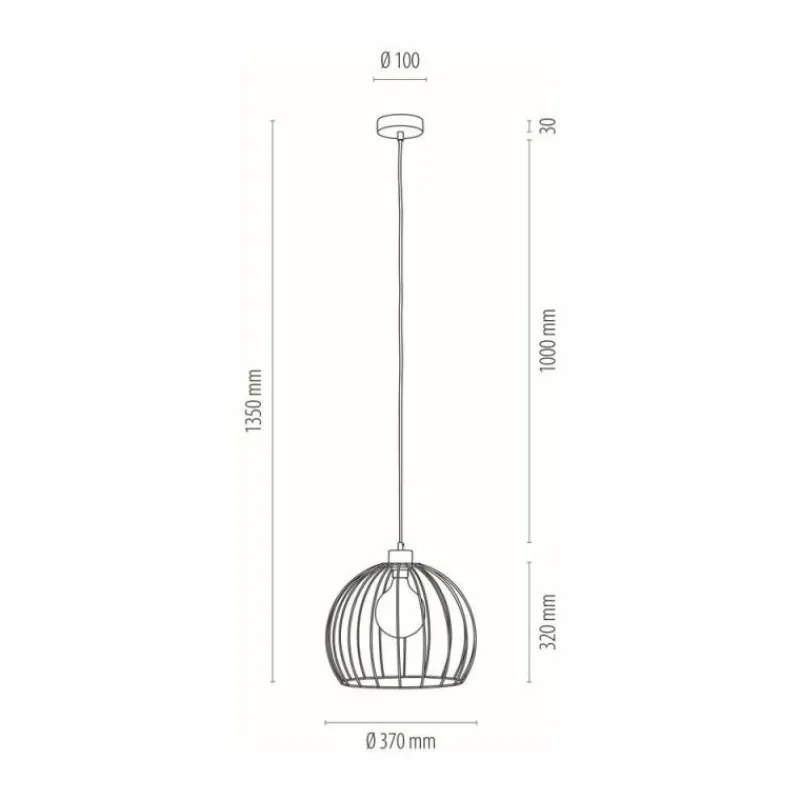 Luminaires Scandinaves-hofstein Suspension Lecueder Bois clair, 1 lumière