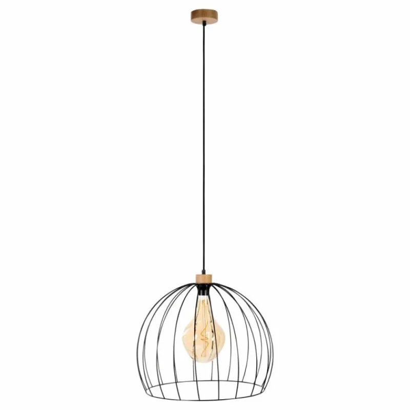 Luminaires Scandinaves-hofstein Suspension Lecueder Bois clair, 1 lumière