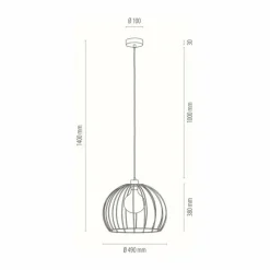 Luminaires Scandinaves-hofstein Suspension Lecueder Bois clair, 1 lumière