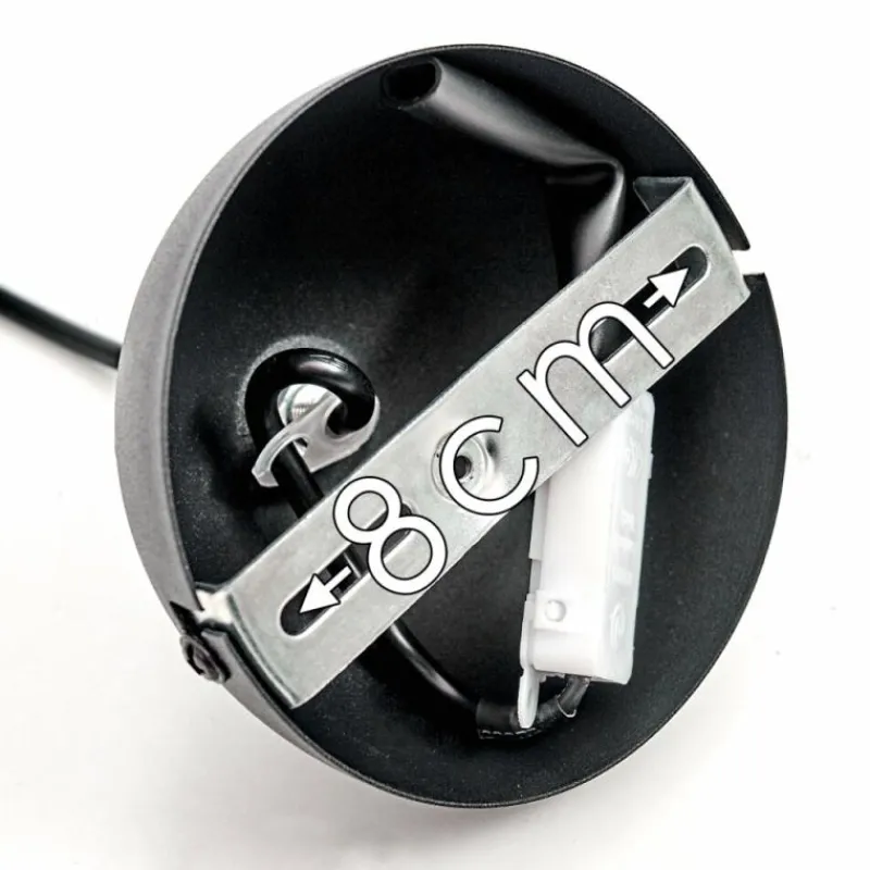 hofstein Suspension Legano Noir, 1 lumière