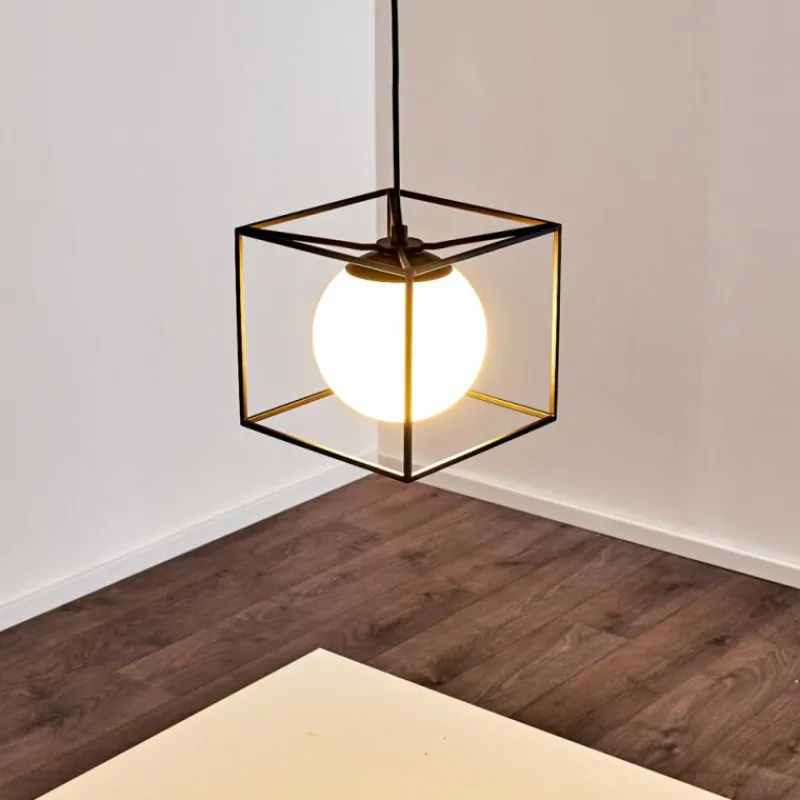 hofstein Suspension Legano Noir, 1 lumière