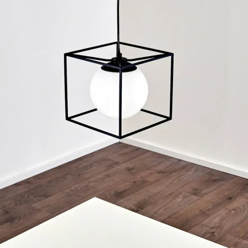 hofstein Suspension Legano Noir, 1 lumière