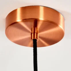 Luminaires Rustiques-hofstein Suspension Lemone Cuivre, 1 lumière