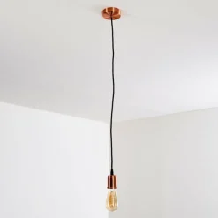 Luminaires Rustiques-hofstein Suspension Lemone Cuivre, 1 lumière