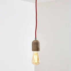 hofstein Suspension Lemone Gris, 1 lumière* Suspensions