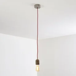 hofstein Suspension Lemone Gris, 1 lumière* Suspensions