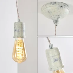 hofstein Suspension Lemone Gris, 1 lumière* Suspensions