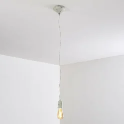 hofstein Suspension Lemone Gris, 1 lumière* Suspensions