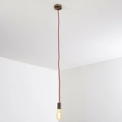 hofstein Suspension Lemone Nickel mat, 1 lumière