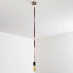 hofstein Suspension Lemone Nickel mat, 1 lumière