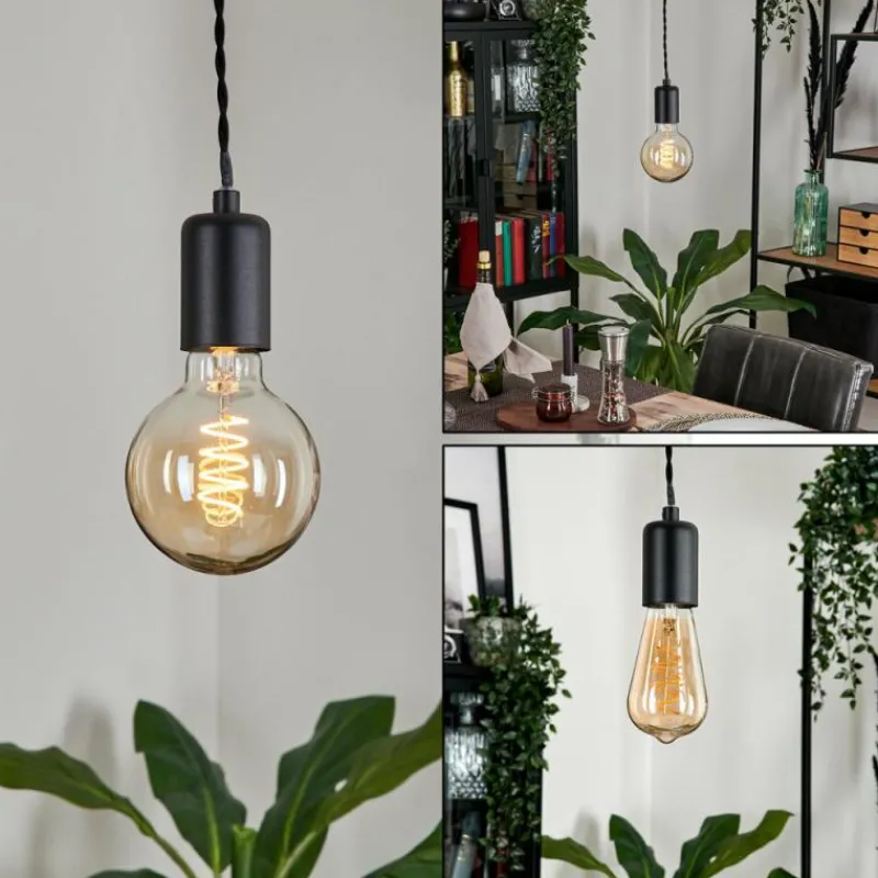 hofstein Suspension Lemone Noir, 1 lumière