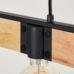 Lampes Vintages & Rétros-hofstein Suspension Lemou Noir, 4 lumières