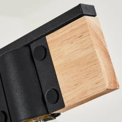 Lampes Vintages & Rétros-hofstein Suspension Lemou Noir, 4 lumières