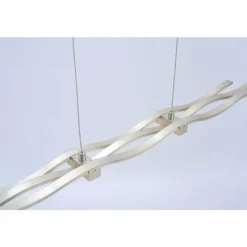 Luminaires Leuchten Direkt Suspension Leuchten Direkt LOLA-WAVE LED Acier inoxydable, 2 lumières, Télécommandes, Changeur de couleurs* Éclairage Led