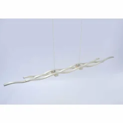 Luminaires Leuchten Direkt Suspension Leuchten Direkt LOLA-WAVE LED Acier inoxydable, 2 lumières, Télécommandes, Changeur de couleurs* Éclairage Led