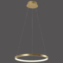 Lampes Dorées-Luminaires Leuchten Direkt Suspension Leuchten Direkt CIRCLE LED Or, 1 lumière