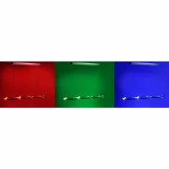 Luminaires Leuchten Direkt Suspension Leuchten Direkt Ls-OPTI LED Acier inoxydable, 8 lumières, Télécommandes, Changeur de couleurs