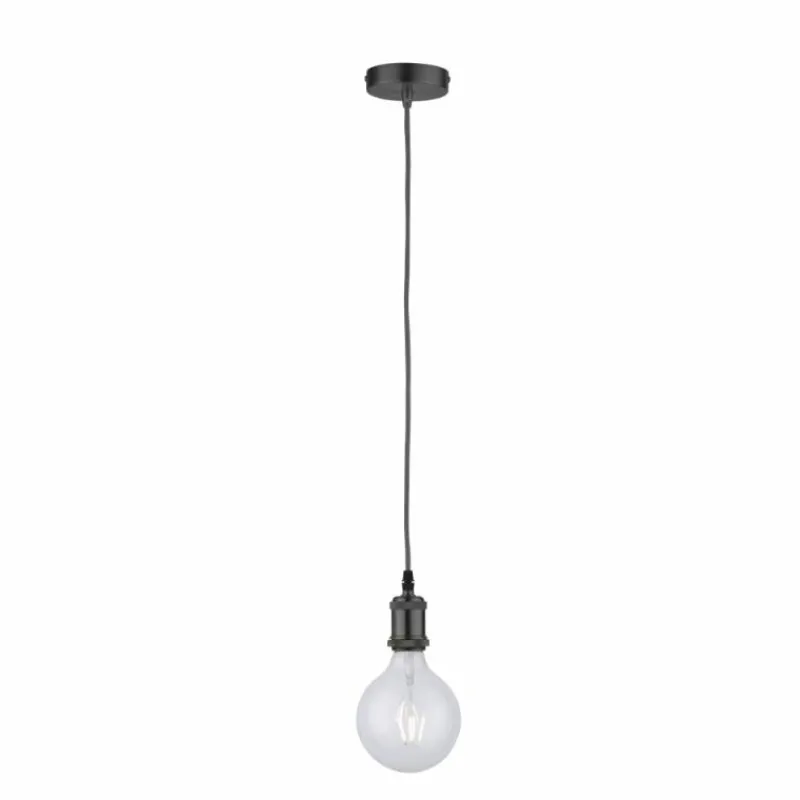 Lampes Industrielles-Luminaires Leuchten Direkt Suspension Leuchten Direkt DIY Noir, 1 lumière