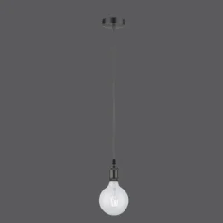 Lampes Industrielles-Luminaires Leuchten Direkt Suspension Leuchten Direkt DIY Noir, 1 lumière