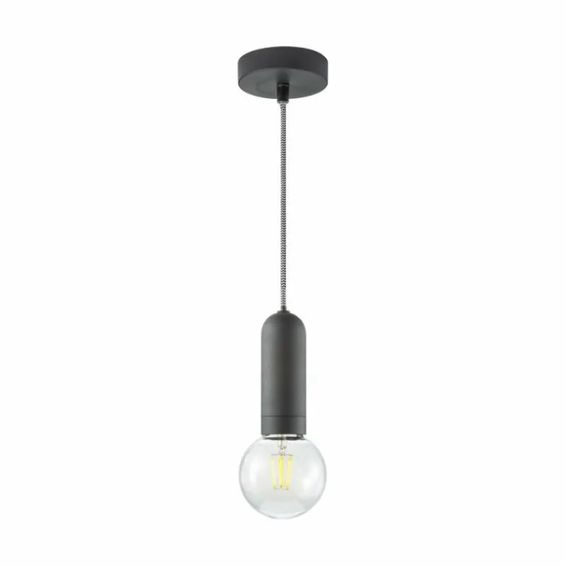 Lampes Industrielles-Luminaires Leuchten Direkt Suspension Leuchten Direkt TURN ME Noir, 1 lumière
