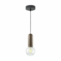 Lampes Industrielles-Luminaires Leuchten Direkt Suspension Leuchten Direkt TURN ME Rouille, 1 lumière